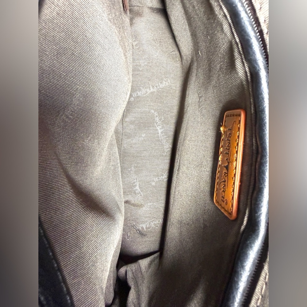 NWOT Trinity Ranch - Floral Tooled Concho Handbag with Crossbody Strap 🌅🌵 - Picture 8 of 14